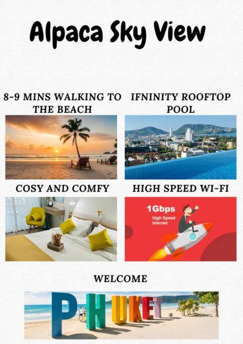 Апартаменти Alpaca Sky View Patong Екстер'єр фото